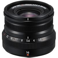 Картинка  Объектив Fujifilm XF 16mm F2.8 R WR Black (16611667) магазин cd-market