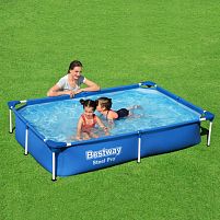 Каркасний басейн Bestway 56401 (43*150*221 см., об'єм: 1200 л. серія: Steel Pro)