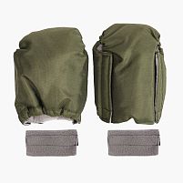 Рукавиці 1128 колір хакі, на флісі, в пакеті