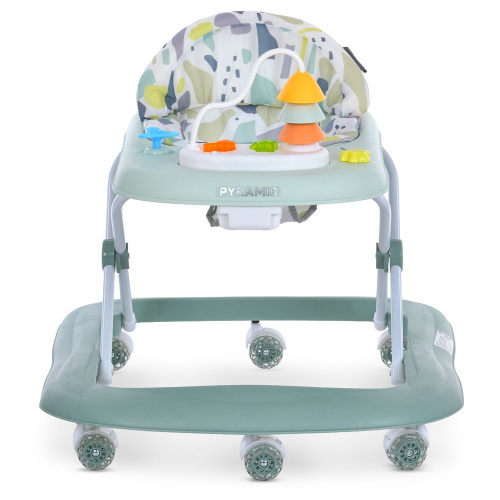Ходунки дитячі El Camino ME 1217 Green (колеса: 8 шт, стопори: музика, світло, кермо, рухомі детал, зелений) фото 2
