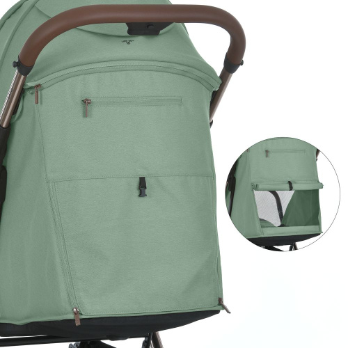 Коляска дитяча прогулянкова El Camino ME 1192 AXIS Sage Green фото 3