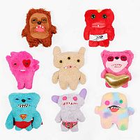 М`яка іграшка M 19831 ЦІНА ЗА 1 ШТУКУ, герой, середня висота: 22 см, м’яке хутро, наповнення: синтепон, скляні очі, зуби та носик, ВИДАЄТЬСЯ ТІ