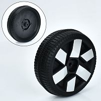 Колесо для дитячого електромобіля Bambi Racer JE1688-EVA WHEEL (задні та переднє однакові, Ø23 см/↔7.5 см/EVA, адаптер під редуктор)