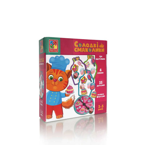 Гра розвиваюча "Солодкі ласощі" VT1804-42 укр "Vladi Toys"