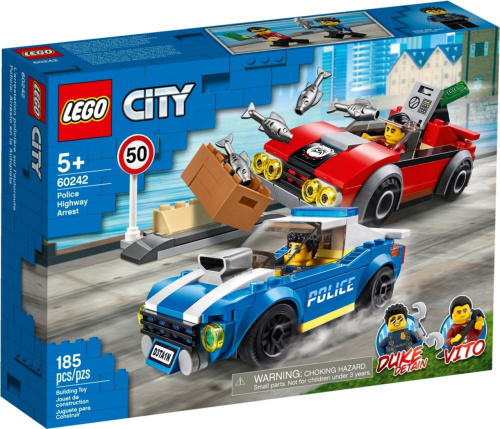 Картинка  Конструктор LEGO City Поліцейський арешт на автостраді (60242) от магазина cd-market фото 2