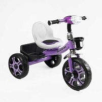 Велосипед дитячий триколісний Best Trike BS-27102 (колеса переднє Ø12"/задні Ø10"/гума, рамасталева, фара з музикою та світлом, кошик, до 25 кг)