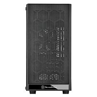 Картинка  Корпус SilverStone PRECISION PS15B-G, MiniT,USB3.0Type-A*2, 1*120мм,скло(бок.панель),без БЖ,чорний (SST-PS15B-G) магазин cd-market