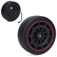 Колесо для дитячого електромобіля Bambi Racer M 6404-F-R-EVA WHEEL (переднє праве, Ø30 см, ↔10,5 см, EVA, чорна фішка)
