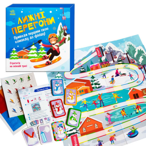 Настільна гра "Лижні перегони" G1430003У "Ранок"