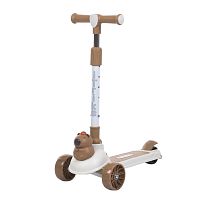 Картинка  Самокат триколісний iTrike JR3-169 «Maxi Big» (колеса: передні Ø4,11"/заднє Ø3,15"/PU, рама: пластик, підсвітка, музика, до 25 кг) магазин cd-market