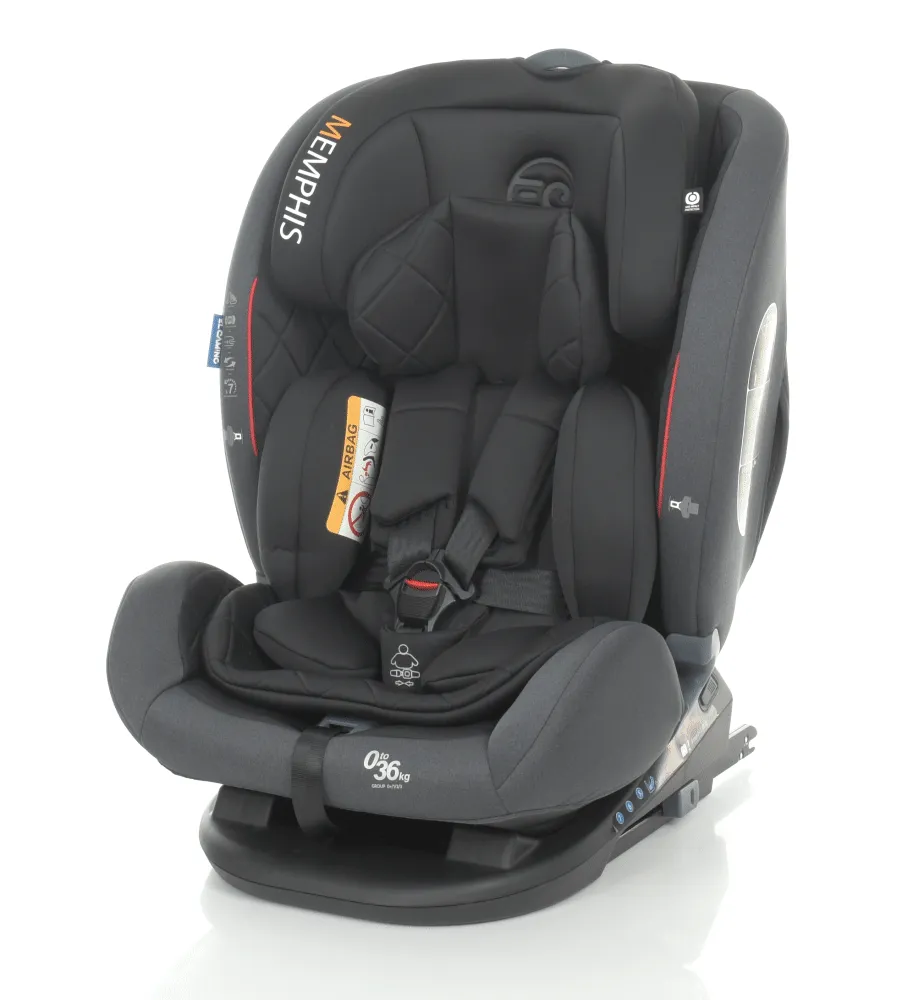 Автокрісло дитяче El Camino ME 1093 MEMPHIS Shadow Black фото 2