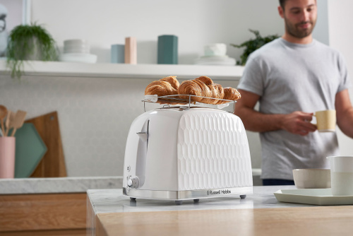 Картинка  Тостер Russell Hobbs  Honeycomb White (26060-56) от магазина cd-market фото 5