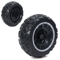 Колесо для дитячого електромобіля Bambi Racer M 6360-EVA WHEEL (заднє та переднє однакові, Ø26 см, ↔10 см, EVA, адаптер під редуктор)