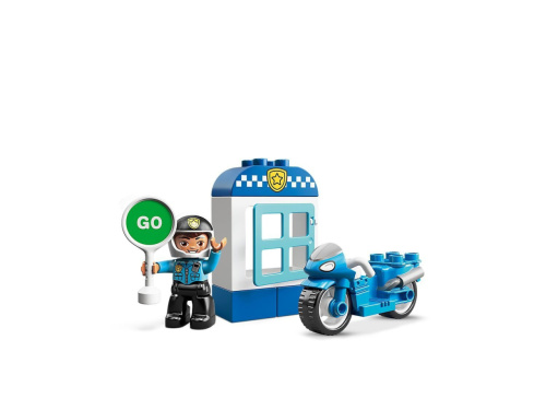Картинка  Конструктор LEGO Duplo Поліцейський мотоцикл  (10900) от магазина cd-market фото 3