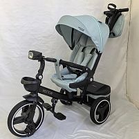 Велосипед дитячий триколісний El Camino ME 1162-1 VECTOR Cloud Blue (колеса: передні Ø26 см, задні Ø23 см, батьківська ручка, фара)