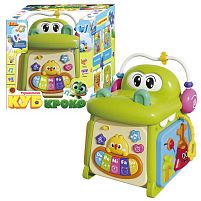 Музичний мультибокс 13167 "WToys", ОЗВУЧУВАННЯ УКРАЇНСЬКОЮ МОВОЮ, пісеньки, ноти, загадки, назви тварин, їхні звуки, віршики, підсвічування, па