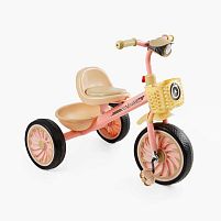 Велосипед дитячий триколісний Best Trike BS-34944 (колеса: переднє Ø10"/задні Ø8"/гума, рама метал, два кошика, фара з музикою, до 25 кг)