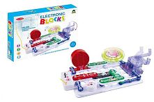 Електронний конструктор 300 підсвічування, вентилятор, звуки, в коробці