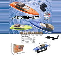 Катер на радіокеруванні 151 3 кольори, акумулятор 7.4 V, USB-кабель, 28 км/ год, пульт керування на батарейках, водонепроникний, в коробці, ВИДА