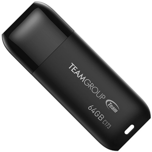 Картинка  Накопичувач Team 64GB USB 2.0 C173 Black (TC17364GB01) от магазина cd-market фото 2