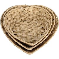 Кошик плетений "Woven Grace" 22см Stenson R41291-22