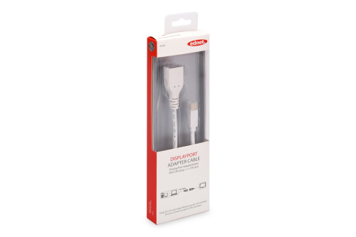 Картинка  Адаптер EDNET MiniDisplayPort to DisplayPort (84508) от магазина cd-market фото 2
