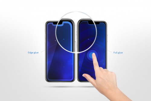 Захисне скло 2E Basic для Apple iPhone 12 / 12Pro (6.1 "), 2.5D FCFG, black border (2E-IP-IP6.1-SMFCFG-BB) фото 3
