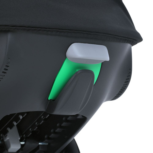 Автокрісло El Camino i-FLOW ME 1198 Black (встановлення проти ходу руху, зріст дитини: 40-87 см, 3 точки кріплення, ремень безпеки, вік 0+) фото 2