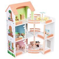 Будиночок для ляльок Bambi MD 0794 (45*61,5*81 см, дерево, 3 поверхи, кімнати, меблі)