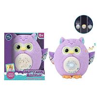 Нічник 1986-2 “Сова”, звуки, мелодії, серцебиття, підсвічування, проєктор, 3 змінні диски для проєктора, в коробці