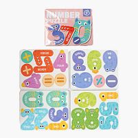 Набір магнітів C 74772 цифри, математичні позначки, в пакеті