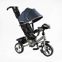Велосипед 3-х колісний 6588 / 60-714 Best Trike КОЛЕСО ПІНА, d=25см переднє, d=20см задні, фара музична, USB, Bluetooth, в коробці