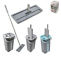 Швабра з відром 15*13*34см з автоматичним віджимом 1.25м Stenson MH-3554Y