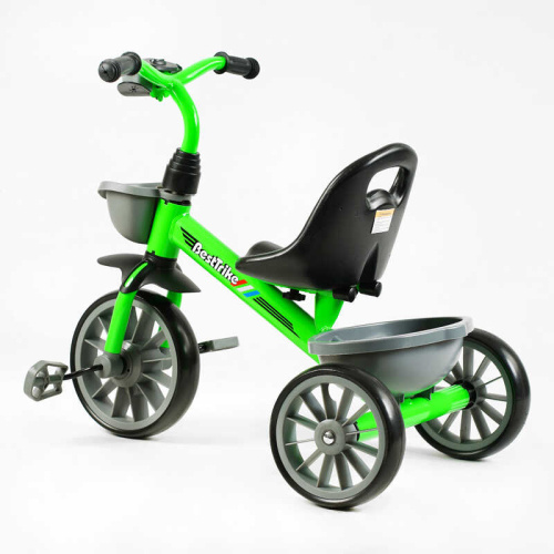 Велосипед 3-х колісний BS-14640 "Best Trike"  колеса EVA переднє 12’’, заднє 10’’, сталева рама, фара з музикою та світлом, 1 пісня українською та  фото 2