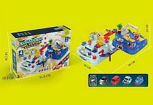 Парковка 207 A 4 машинки, подвійна, підсвічування, механічний принцип керування, в коробці