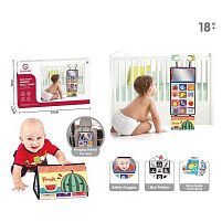 М’який плакат YL 1022-70 дзеркало, прорізувачі, м’яка книжка з шелестючими елементами, пискавка, в коробці