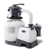 Фільтр-насос пісочний Intex 26646 (7900 л/год., 23 кг., 250W, для басейнів об'ємом 1100-40000 л., таймер, підключення Ø38 мм.)