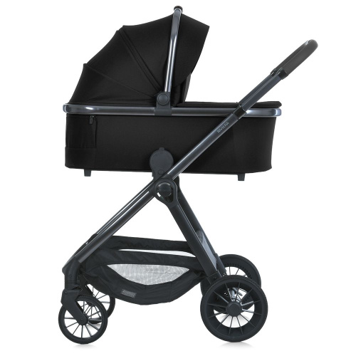 Коляска дитяча прогулянкова El Camino ME 1183 RIVIERA Jet Black (універсальна, 2в1) фото 12