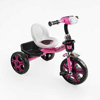 Велосипед дитячий триколісний Best Trike BS-22603 (колеса переднє Ø12"/задні Ø10"/гума, рама сталь, фара з музикою та світлом, кошик до 25 кг)