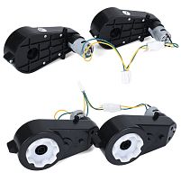 Картинка  Редуктор колеса в зборі з мотором для дитячого електромобіля Bambi Racer M 6295-GEAR BOX (2 шт, 12V, RPM12000, отвір під вісь: Ø12 мм, ↔19 см) магазин cd-market