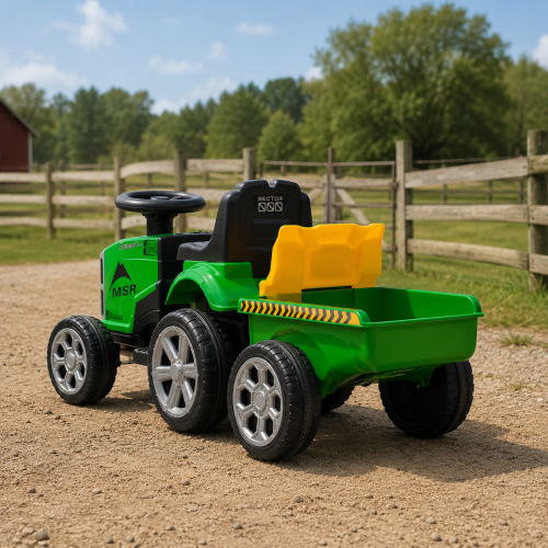 Електромобіль дитячий Bambi Racer M 6346ER-5 «Трактор» (колеса: передні Ø6", задні Ø6,7"/EVA, акк: 6V/7Ah, мотор: 2*6V/25W, до 5 км/г, до 25 кг) фото 3