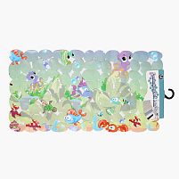 Килимок для ванни C 75990 розмір 69х36 см, антиковзка гумова поверхня, присоски