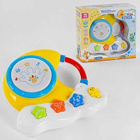 Музичне піаніно-барабан 36924 "TK Group", ОЗВУЧ. УКРАЇНСЬКОЮ МОВОЮ, пісні, вивчення цифр, укр. алфавіту та фігур, барабан, в коробці