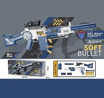 Автомат D 022 глушник, оптичний приціл, м’які патрони з гільзами, механічний принцип роботи, в коробці