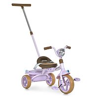 Велосипед дитячий триколісний Turbotrike MT 1037-1 Lilac (колеса: EVA, переднє: Ø8", задні: Ø6", фара, музика, батьківська ручка, багажник з кришкою)
