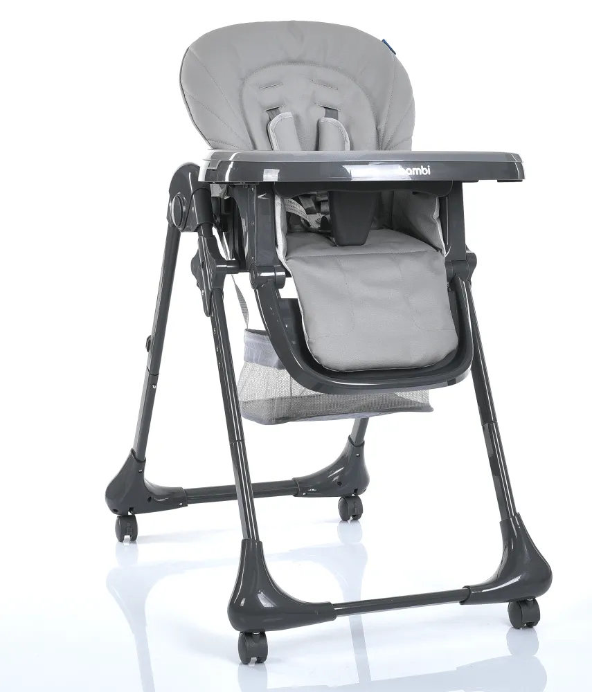Стільчик для годування немовлят Bambi M 3233L-G Gray фото 2