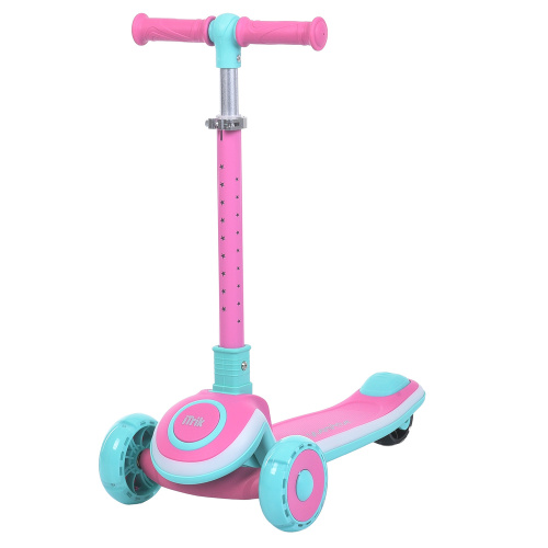 Картинка  Самокат триколісний iTrike JR3-171-P (колеса: передні Ø4.7"/PU/заднє Ø3,22"/PU, рама: пластик, підсвітка, до 25 кг) от магазина cd-market