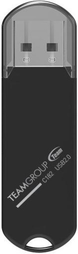 Картинка  Накопичувач Team 64GB USB 2.0 C182 Black (TC18264GB01) от магазина cd-market