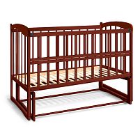 Ліжечко дерев`яних. маятник - відкидний, "Комета" вільха - колір шоколад