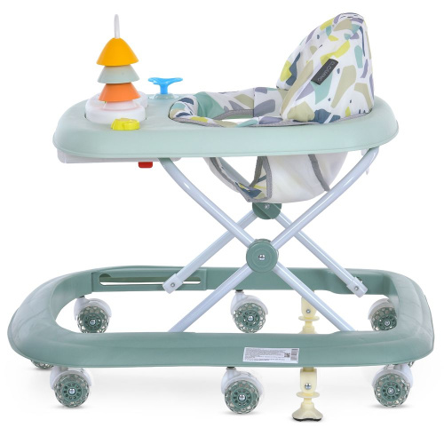 Ходунки дитячі El Camino ME 1217 Green (колеса: 8 шт, стопори: музика, світло, кермо, рухомі детал, зелений) фото 3